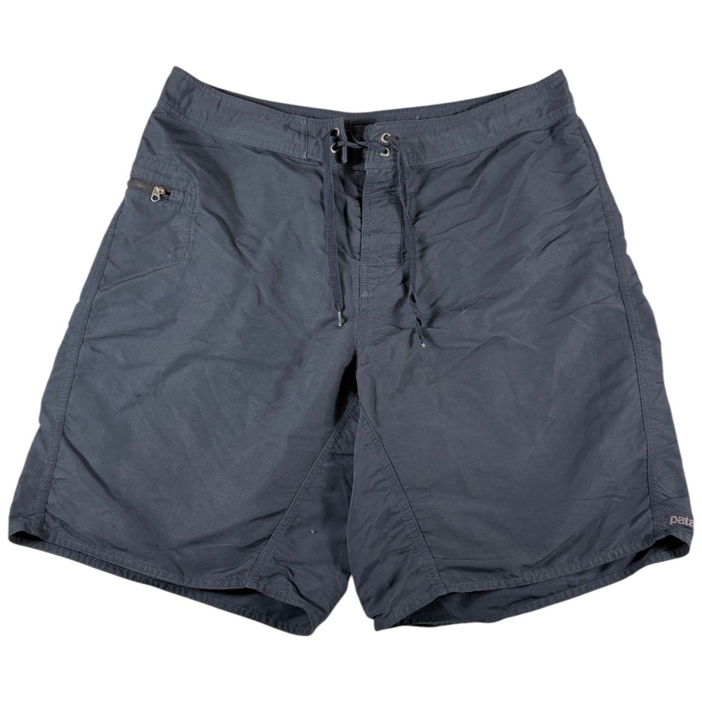Patagonia Board Shorts Mens 36 Dark Navy Nylon Swimwear Trunks‎ Rugged Durable